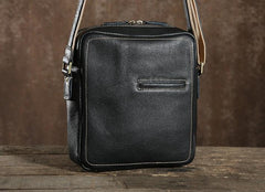 Handmade Leather Mens Cool Shoulder Bag Messenger Bag Chest Bag Bike Bag Cycling Bag for men