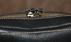 Handmade Leather Mens Cool Shoulder Bag Messenger Bag Chest Bag Bike Bag Cycling Bag for men