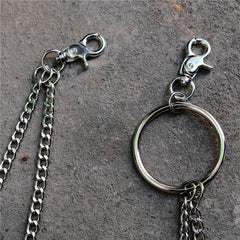 Badass Silver Double Womens Mens Thin Wallet Chain Pants Chain Jeans Chain Jean Chain For Men