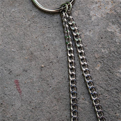 Badass Silver Double Womens Mens Thin Wallet Chain Pants Chain Jeans Chain Jean Chain For Men