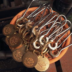 Horse Shoe Keyrings Silver Moto KeyChains Keyring Moto Key Holder Key Chain for Men