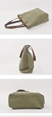 Green Large Canvas Womens Mens Tote Bag Shoulder Bag Tote Purse For Women
