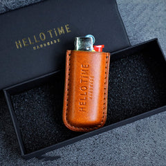 Best Handmade Leather BIC J3 Lighter Holder Case Leather BIC J5 Case For Men
