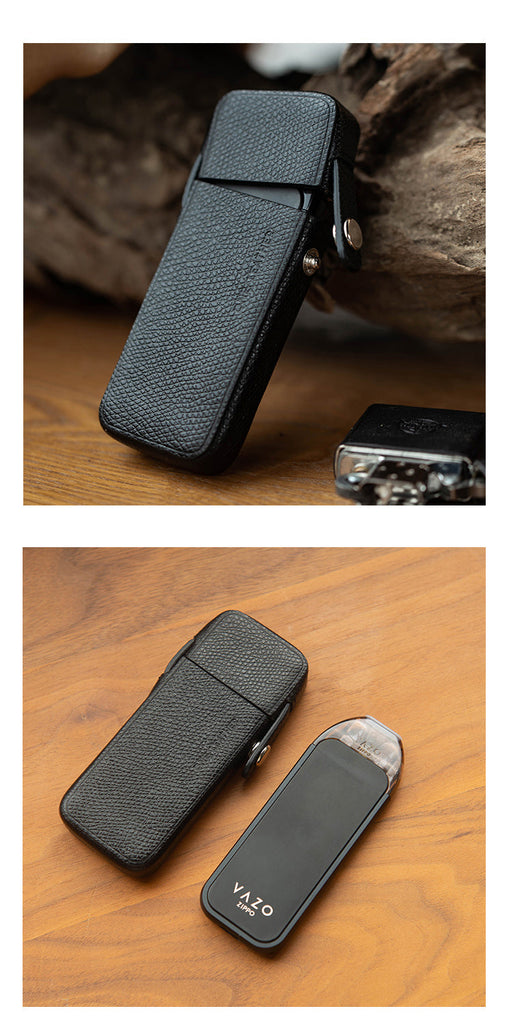 Black Leather ZIPPO E-Cigarette Cases VAZ0 Holder Storage Case ZIPPO V iChainWallets Black Leather ZIPPO E-Cigarette Cases VAZ0 Holder Storage Case ZIPPO V iChainWallets