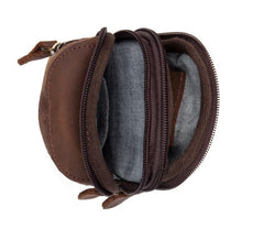 Leather Belt Pouch Mens Small Cases Waist Small Bag for Men