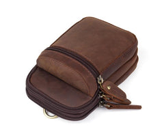 Leather Belt Pouch Mens Small Cases Waist Small Bag for Men