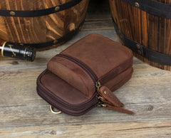 Leather Belt Pouch Mens Small Cases Waist Small Bag for Men