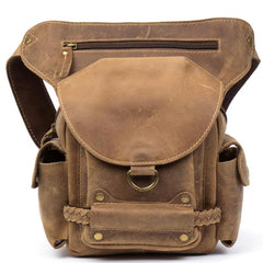Leather Belt Pouch Mens Waist Bag Bet Tool Bag BUMBAG for Men