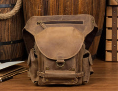 Leather Belt Pouch Mens Waist Bag Bet Tool Bag BUMBAG for Men