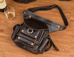 Leather Belt Pouch Mens Waist Bag Bet Tool Bag BUMBAG for Men