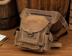 Leather Belt Pouch Mens Waist Bag Bet Tool Bag BUMBAG for Men