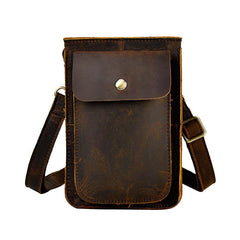 Cool Mens Leather Belt Pouch Cell Phone Holster Waist Bag BELT BAG For Men