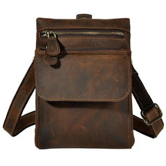 Cool Leather Mens Belt Pouch Waist Bag BELT BAG Small Shoulder Bag For Men