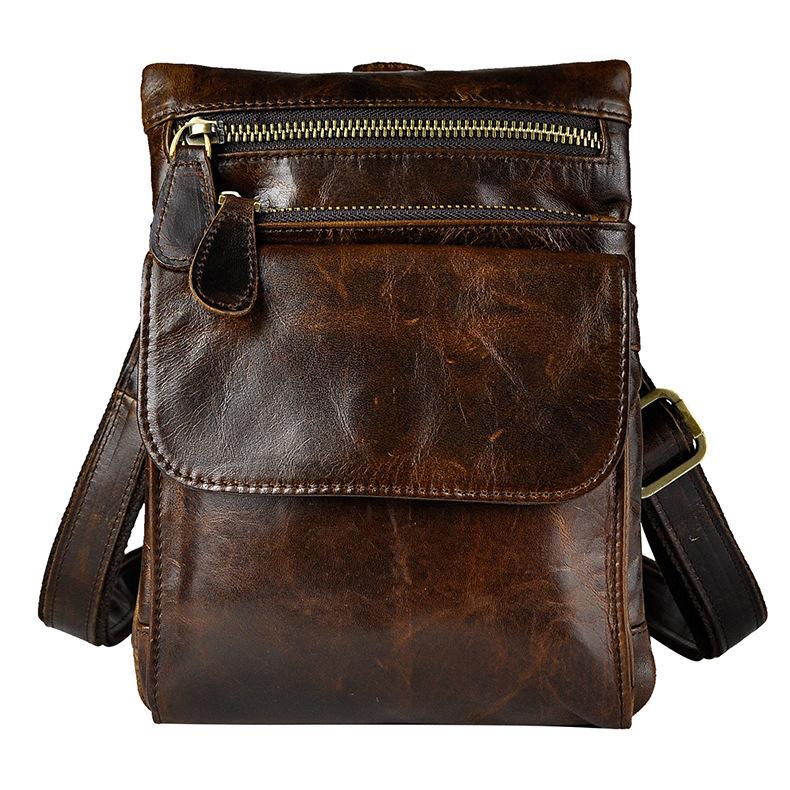 Cool Leather Mens Belt Pouch Waist Bag BELT BAG Small Shoulder Bag For Men
