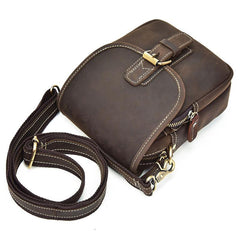 Mens Leather Belt Pouch Waist Bag Cell Phone Holster Small Shoulder Bag For Men