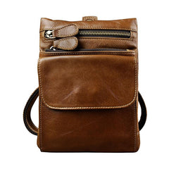 Cool Leather Mens Belt Pouch Waist Bag BELT BAG Small Shoulder Bag For Men