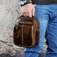 Mens Leather Belt Pouch Waist Bag BELT BAG Small Shoulder Bag For Men