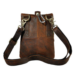 Cool Leather Mens Belt Pouch Waist Bag BELT BAG Small Side Bag For Men