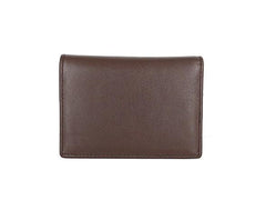 Leather Black Coffee Mens Small Card Wallet Coin Wallet Front Pocket Wallet for Men