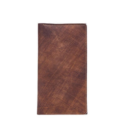 Cool Leather Passport Long Wallet for Men Bifold Wallet Passport Travel Wallet