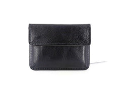 Leather Mens Card Wallet Slim Front Pocket Wallet Small Change Wallets for Men