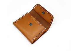 Leather Mens Card Wallets Front Pocket Wallet Small Cool Change Wallet for Men