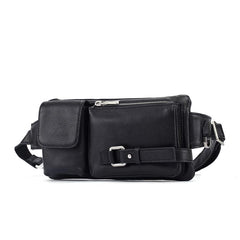 Leather Mens FANNY PACK MENS WAIST BAG HIP PACK BELT BAG FOR MEN