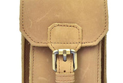 MEN LEATHER Belt Pouch WAIST BAG Cell Phone Holsters BELT BAG for Men