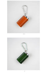 Leather Portable Ashtray Mens Travel Ashtray Pocket Cool Ashtray Lighter for Men