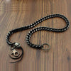 Cool Metal Braided Leather Wallet Chain Black Wallet Chain Skull Wallet Chain