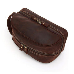 Cool Leather Mens Work Clutch Bag Wristlet Bag Clutch Handbag For Men