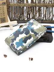 Handmade Leather Cigarette Holder Camouflage Leather Womens Cigarette Holder Case for Women