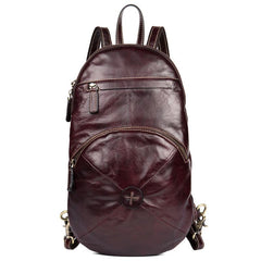 Green Cool Mens Leather Red Backpack Brown Satchel Backpacks School Backpacks for men