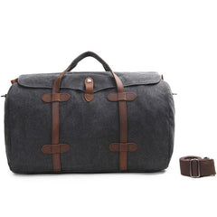 Mens Waxed Canvas Overnight Bag Canvas Weekender Bag Canvas Travel Bag for Men