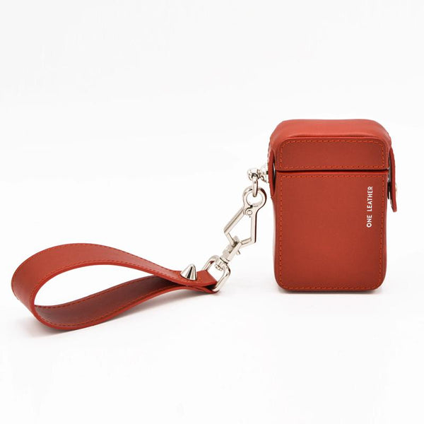 Cute Red Leather Womens 20pcs Cigarette Holder Case Wristlet Cigarette Case for Women