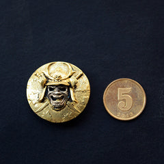 Brass Wallet Conchos Samurai Conchos Button Skull Conchos Screw Back Decorate Concho Silver Samurai Biker Wallet Concho Wallet Conchos