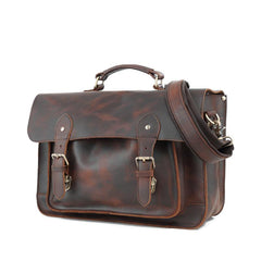 Vitnage Brown Leather Men's Camera Shoulder Bag SLR SIDE BAG Camera Handbag For Men