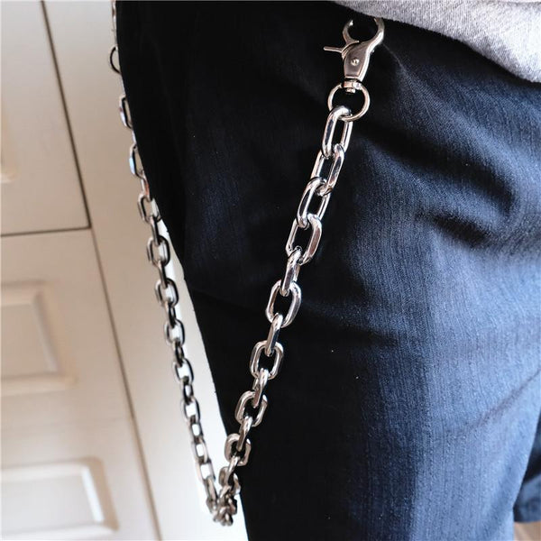 Handmade Brown Leather Belt Loop for Biker Wallet Chain Belt Loop with –  iwalletsmen