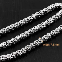Badass Dragon Silver Long Biker Chain Wallet STAINLESS STEEL Pants Chain Wallet Chain For Men