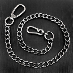 Cool Silver Mens STAINLESS STEEL Pants Chain Wallet Chain Long Biker Wallet CHain For Men