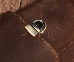 Brown Leather Small Belt Pouch Belt Bag Small Shoulder Bag Side Bag For Men