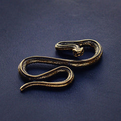 Snake Brass Keyring Moto KeyChain Snake Hook Keyring Moto Key Holders Key Chain Key Rings for Men