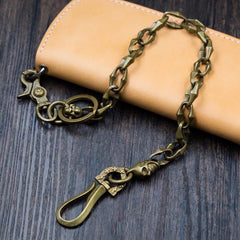 Solid Men's Handmade Horseshoe Buckle Key Chain Pants Chains Biker Wallet Chain For Men