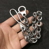 Solid Stainless Steel Cool Punk Rock Skull Wallet Chain Biker Trucker Wallet Chain Trucker Wallet Chain for Men
