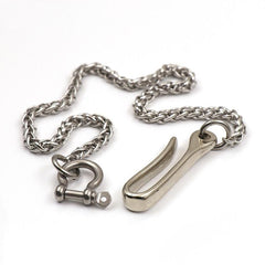 Solid Stainless Steel 18''Long SilverKey Chain Wallet Chain Pants Chain For Men