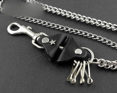Solid Stainless Steel Wallet Chain Cool Punk Rock Biker Trucker Wallet Chain Trucker Wallet Chain for Men