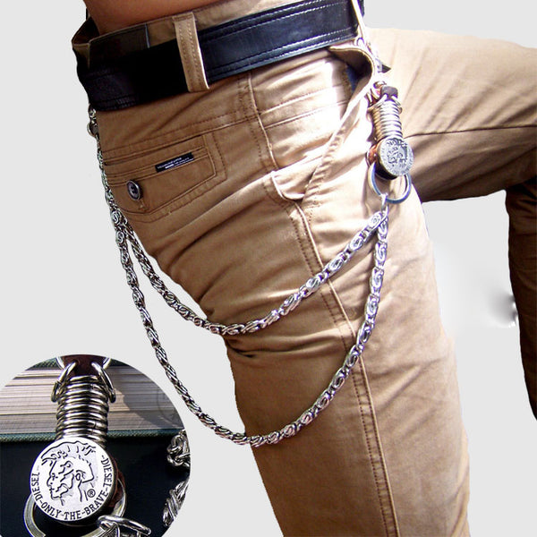 Metal Cool Wallet Punk Rock Chain Biker Trucker Wallet Chain Trucker Wallet Chain for Men