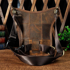 Leather Mens Small Belt Pouch Waist Bags BELT BAG Small Side Bag For Men