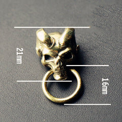 Gold Wallet Conchos Skull Devil Chain Connector Devil Skull Conchos Chain Connector Silver Skull Biker Wallet Concho Wallet Conchos
