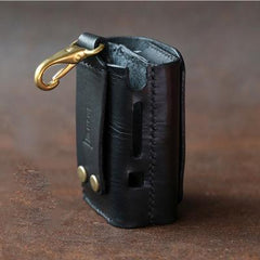Cool Leather Mens IQOS Cigarette Case With Belt Clip IQOS Holder for Men